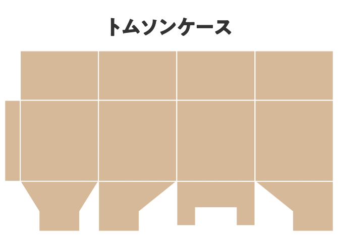 トムソンケース　展開図